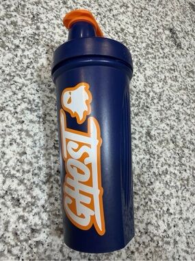 Ghost Shaker Bottle, BlenderBottle Wire Whisk Included, Blue And Orange
